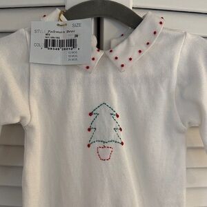 Feltman Brothers Holiday Tree Knit One Piece 0-3m NEW!!!